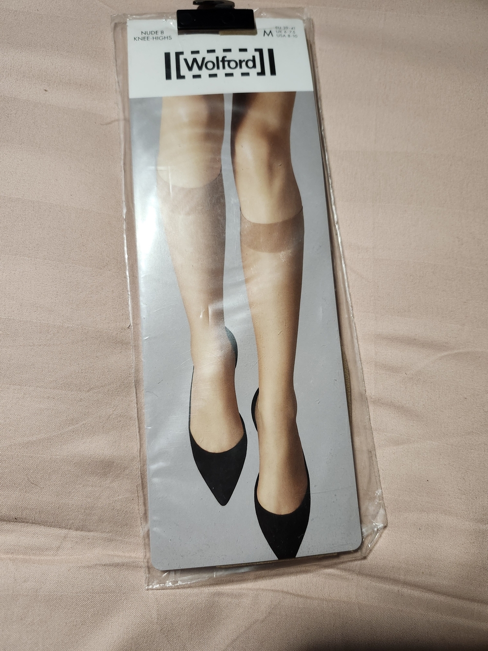 Austrian Luxury: Wolford Nude 8 Knee-Highs — Exquisite Sheer Elegance